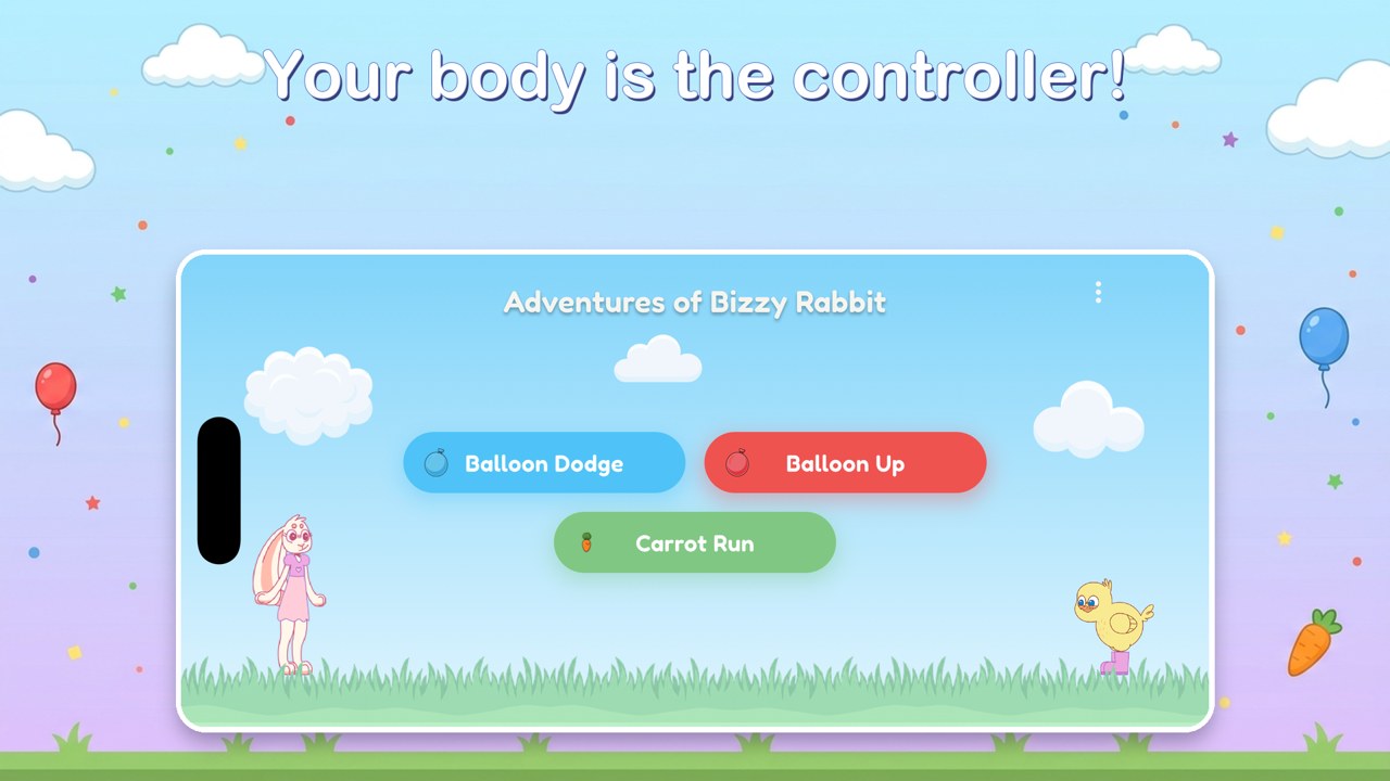 Bizzy Rabbit main menu